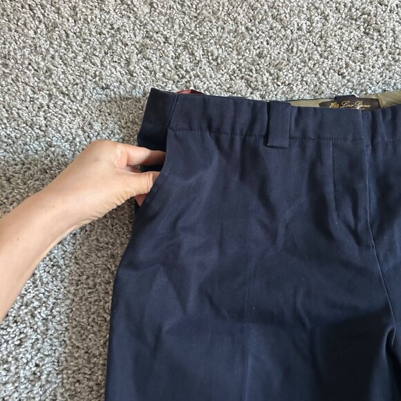 Loro Piana Mens Navy Dress Pants Size 46 Made In Italy Wool Blend Classic Fit - Picture 5 of 12